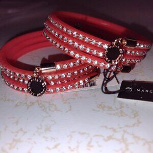2 NWT Stylish Knockout Pink Wrap Bracelets by Marc by Marc Jacobs